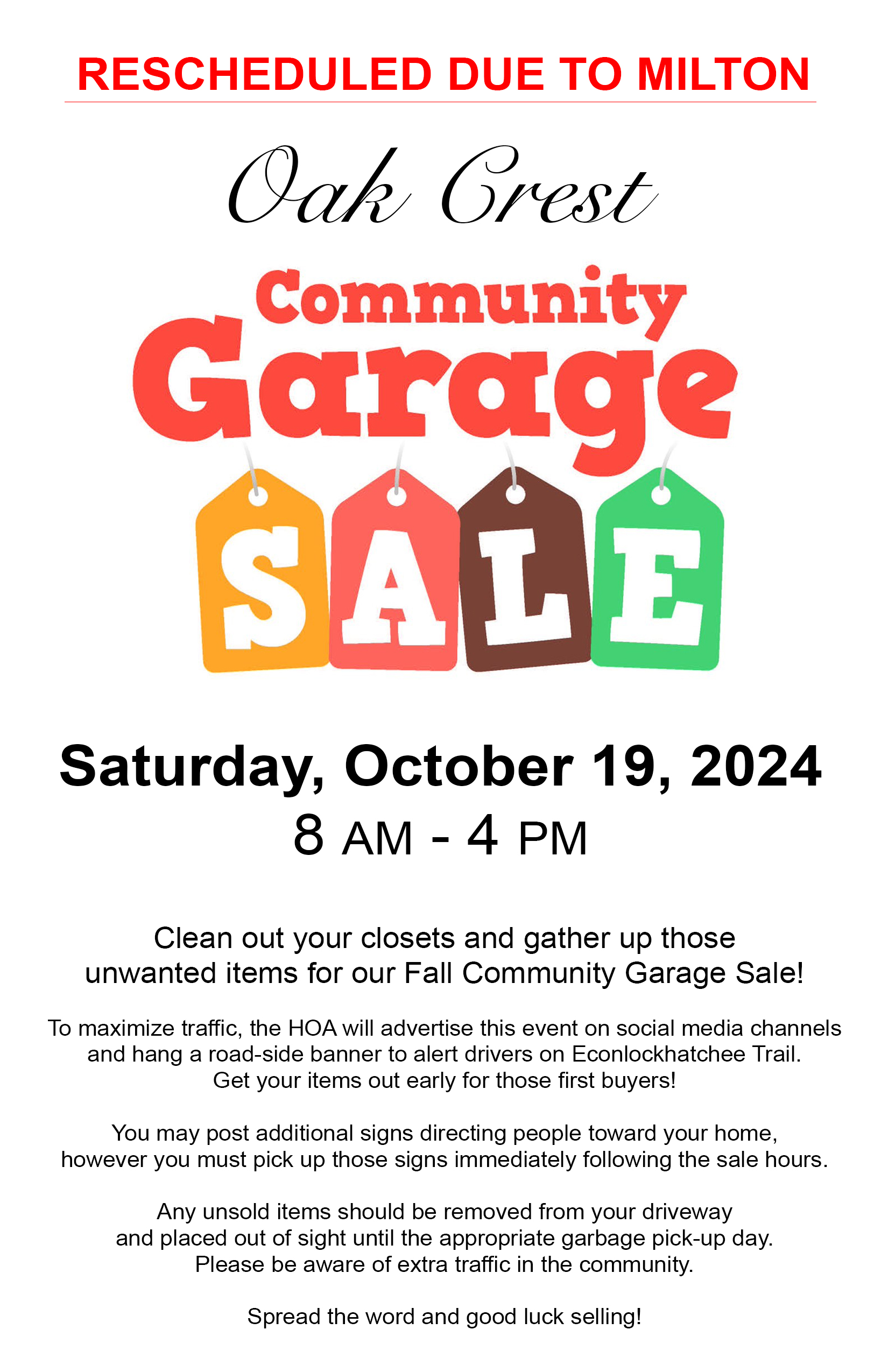 Community Garage Sale