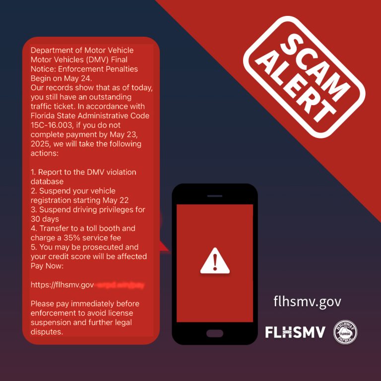 DMV Scam Alert
